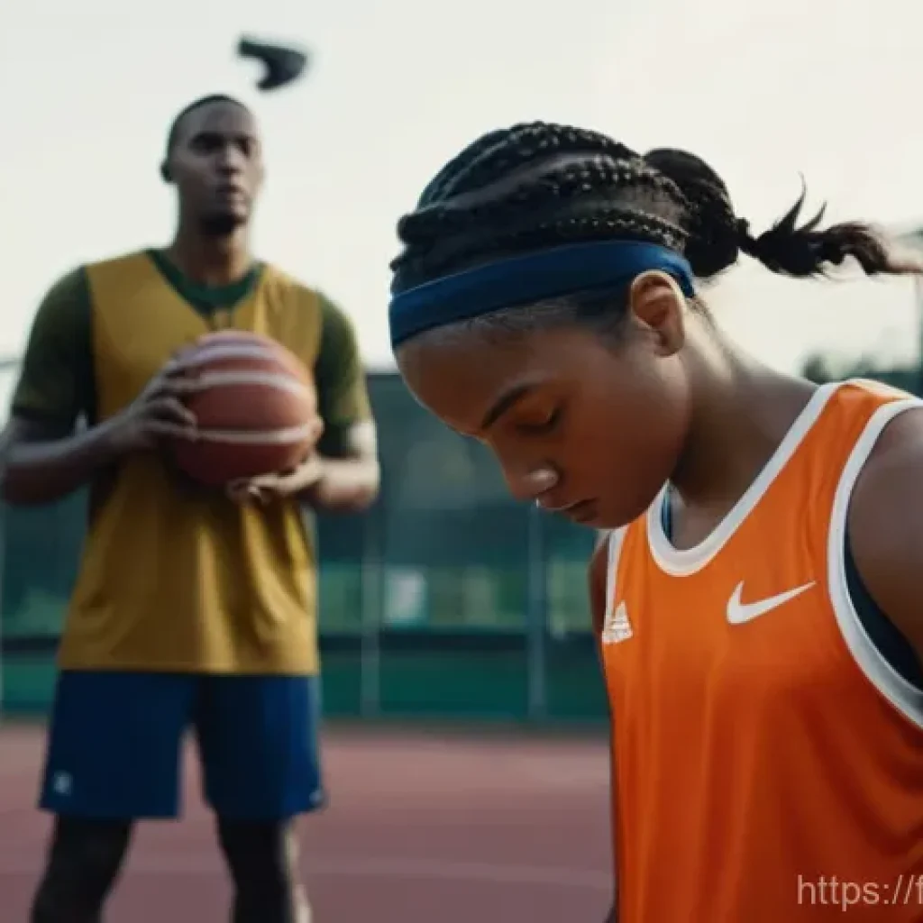 종교와 스포츠  신앙과 경기 - **Prompt:** A group of diverse professional athletes, visibly focused and determined, are engaged in...